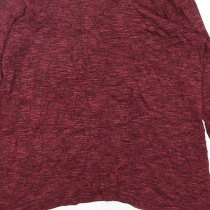 Womens UK Size 12 Papaya Red Pullover Jumper