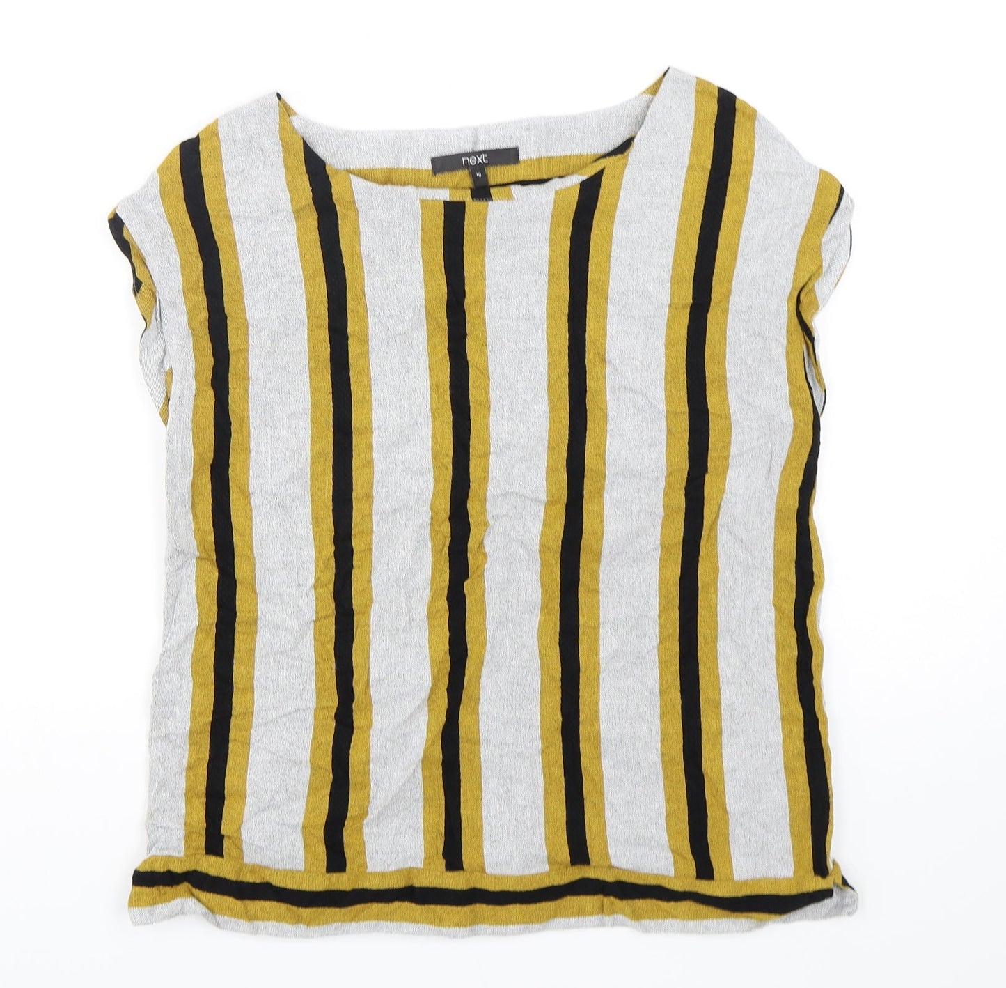 Womens UK Size 10 NEXT Multicoloured Tunic T-Shirt