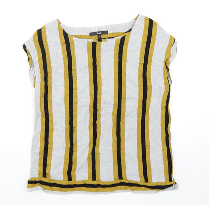 Womens UK Size 10 NEXT Multicoloured Tunic T-Shirt