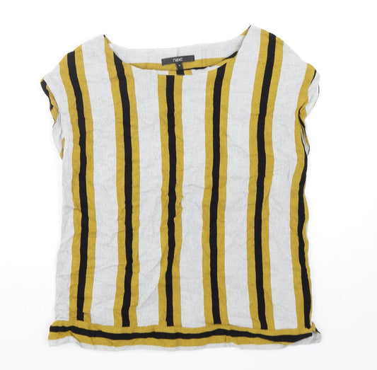 Womens UK Size 10 NEXT Multicoloured Tunic T-Shirt