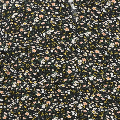 Primark Womens Multicoloured Floral Viscose Basic Blouse Size 8 Collared