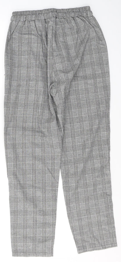 Womens UK Size M Preworn Regular Fit  Black Trousers