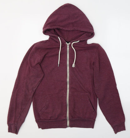 Mens UK Size XS Cedar Wood State Purple Full Zip Hoodie