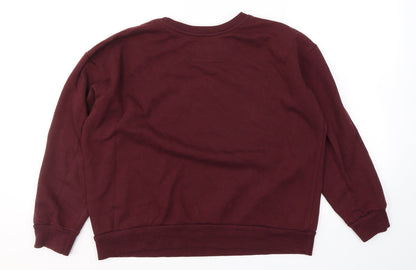 Atmosphere Womens Red  Polyester Pullover Sweatshirt Size 12  Pullover