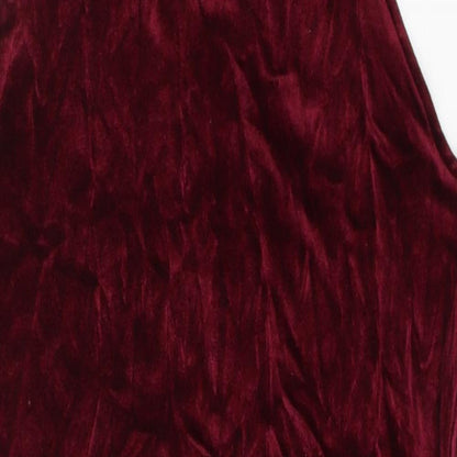 Miss Selfridge Womens Pink  Polyester Tank Dress  Size 10  Halter Button