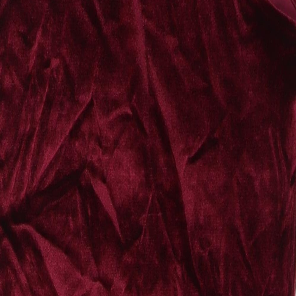 Miss Selfridge Womens Pink  Polyester Tank Dress  Size 10  Halter Button