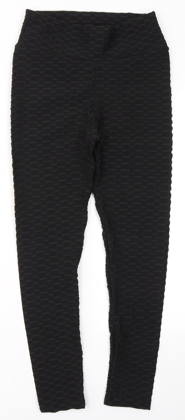 Womens UK Size L Preworn  Jegging Black Leggings
