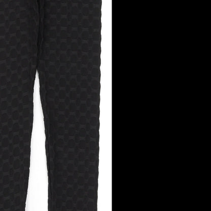 Womens UK Size L Preworn  Jegging Black Leggings