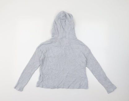 Gap Womens Blue  Viscose Pullover Hoodie Size M