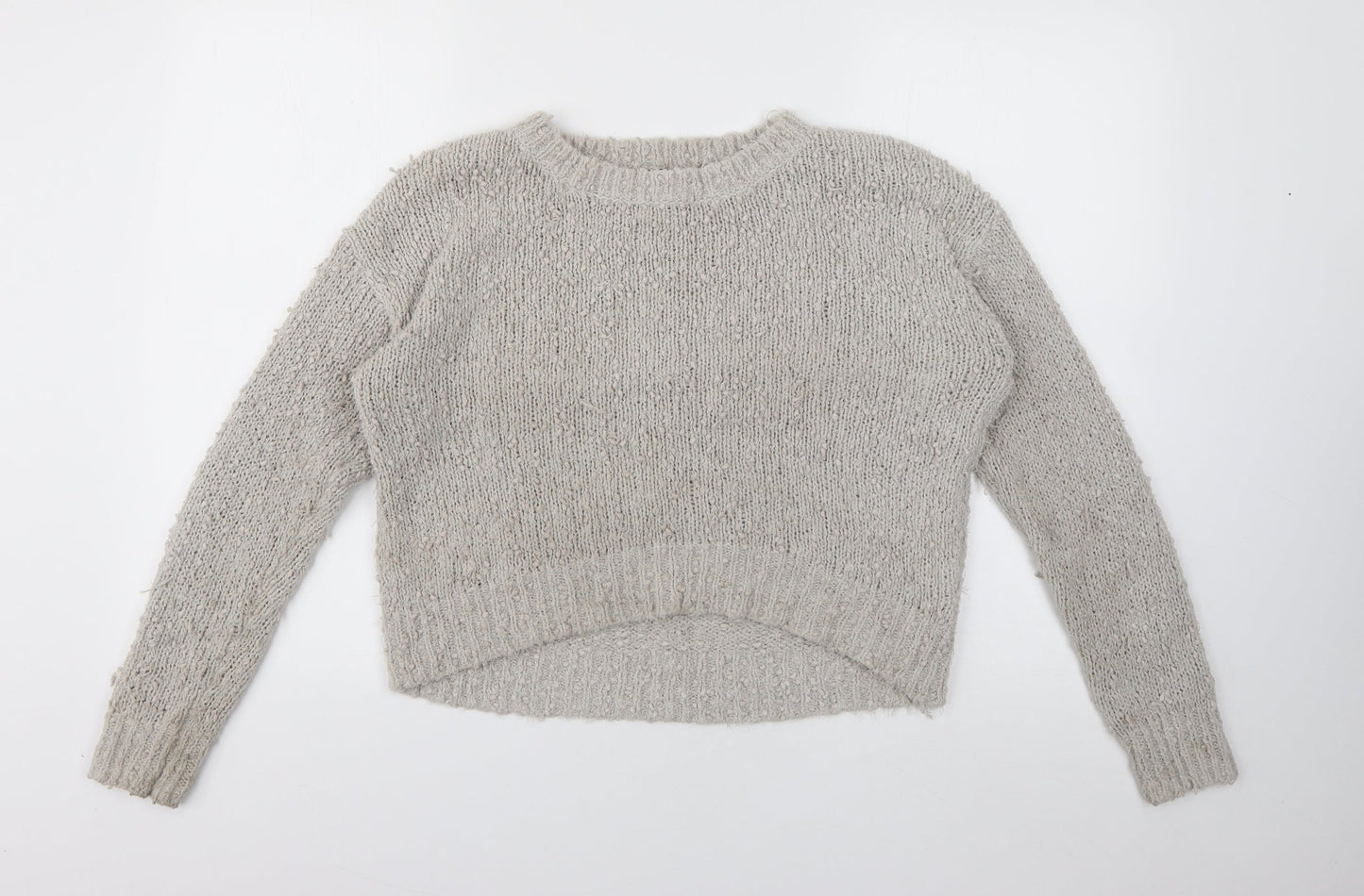 Womens UK Size 12 New Look Grey Pullover Jumper