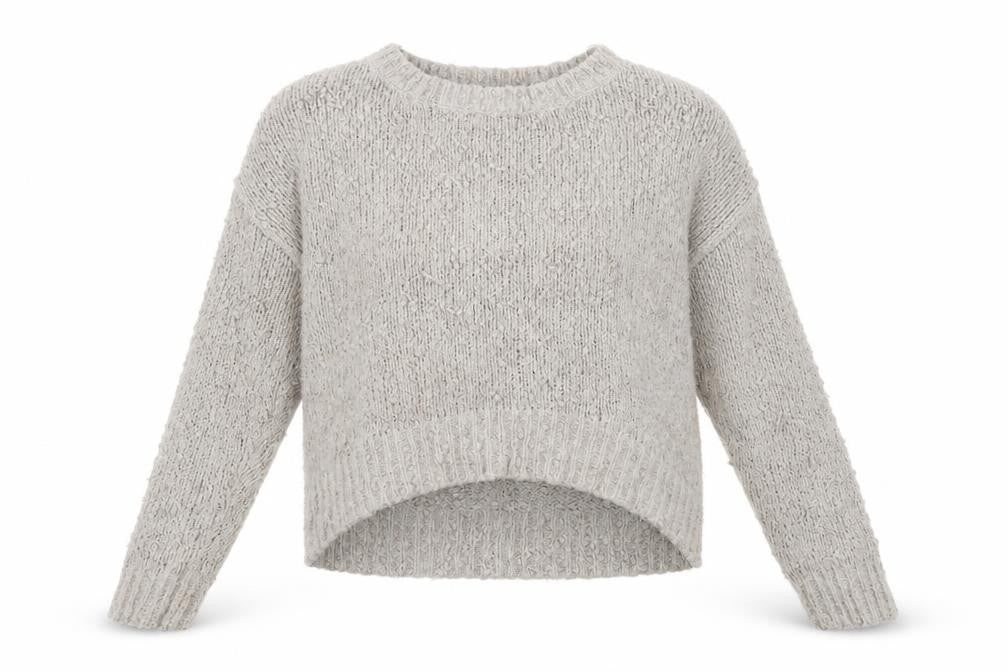 Womens UK Size 12 New Look Grey Pullover Jumper