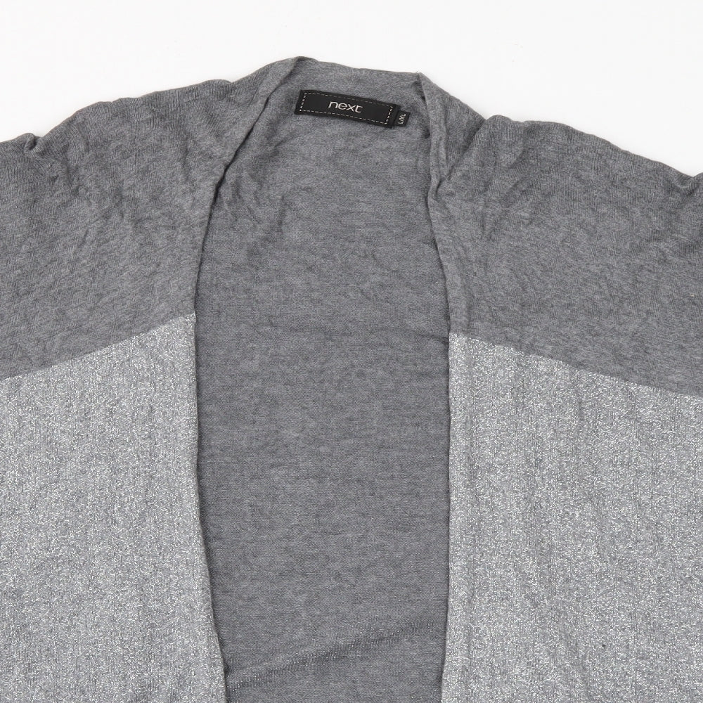 Womens UK Size L NEXT Grey Cardigan Jumper