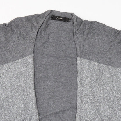 Womens UK Size L NEXT Grey Cardigan Jumper