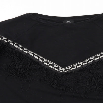 Womens UK Size S River Island Black Pullover Jumper
