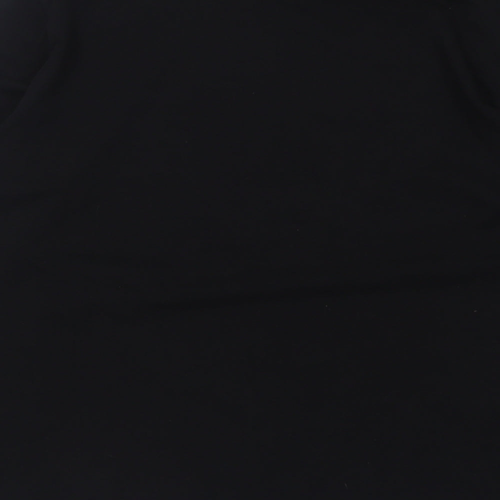 Tchibo Womens Black  Cotton Pullover Sweatshirt Size 16  Pullover