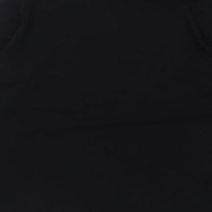 Tchibo Womens Black  Cotton Pullover Sweatshirt Size 16  Pullover