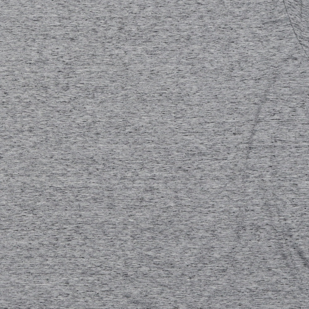 Preworn Mens Grey  Polyester  T-Shirt Size XL Crew Neck