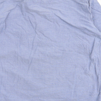 Mens UK Size S NEXT Blue  Button-Up Long Sleeve Casual Shirt
