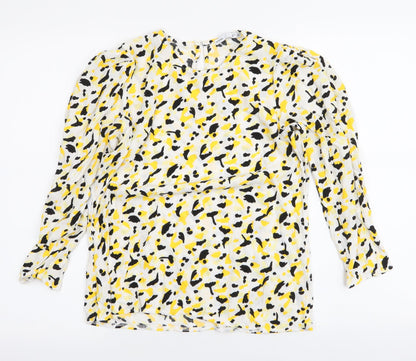 Womens UK Size S Lefties Yellow Basic Blouse