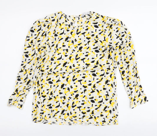 Womens UK Size S Lefties Yellow Basic Blouse
