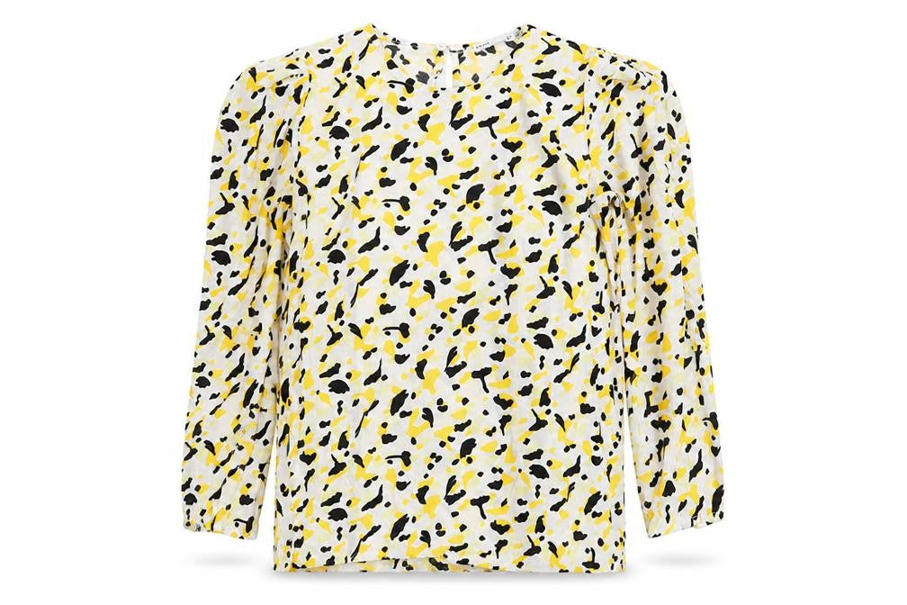 Womens UK Size S Lefties Yellow Basic Blouse