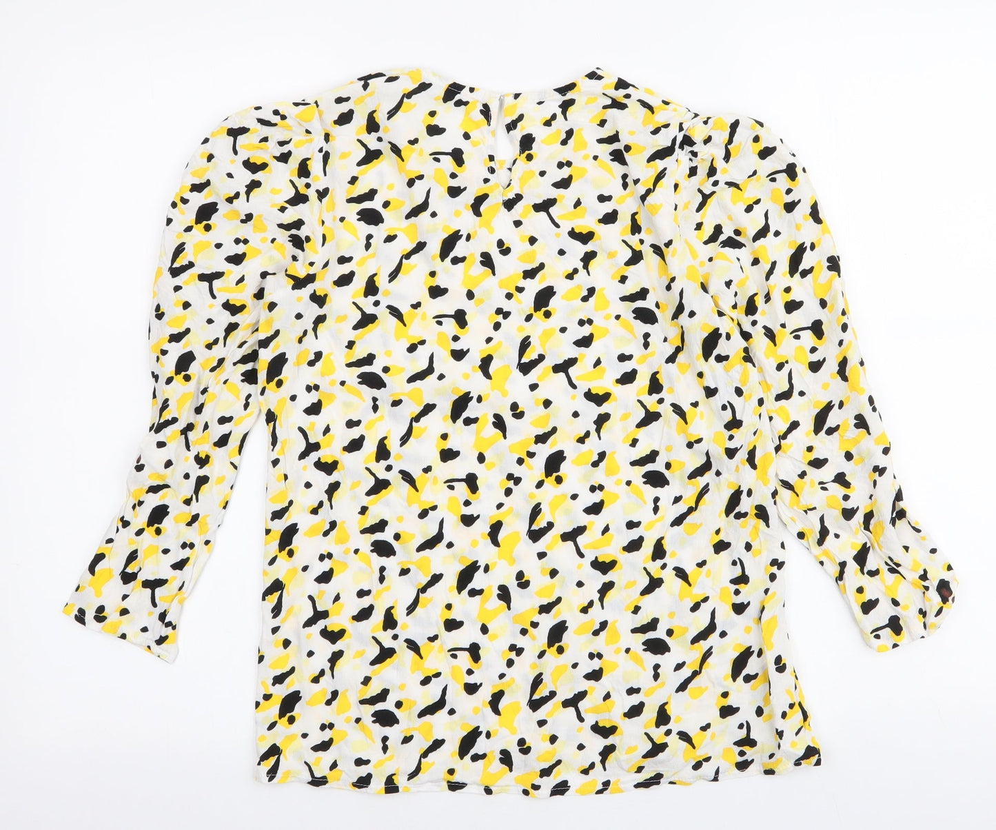 Womens UK Size S Lefties Yellow Basic Blouse