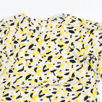 Womens UK Size S Lefties Yellow Basic Blouse