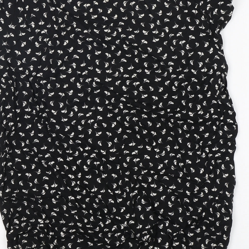 George Womens Multicoloured Floral Viscose Basic Blouse Size 10 Boat Neck