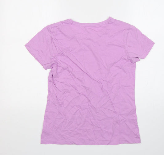 Womens UK Size 6 Dunnes Stores Pink Basic T-Shirt