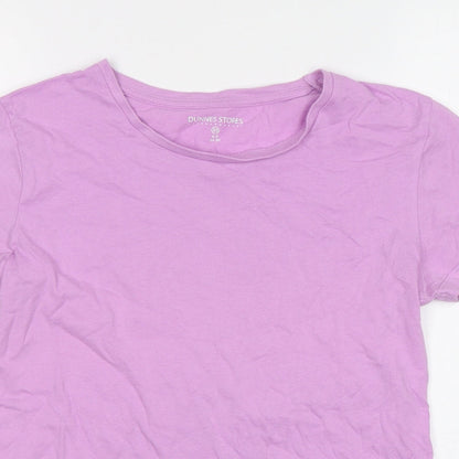 Womens UK Size 6 Dunnes Stores Pink Basic T-Shirt
