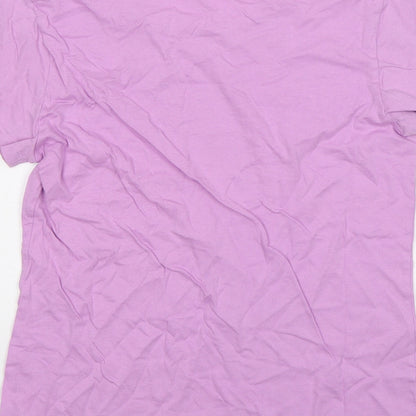 Womens UK Size 6 Dunnes Stores Pink Basic T-Shirt