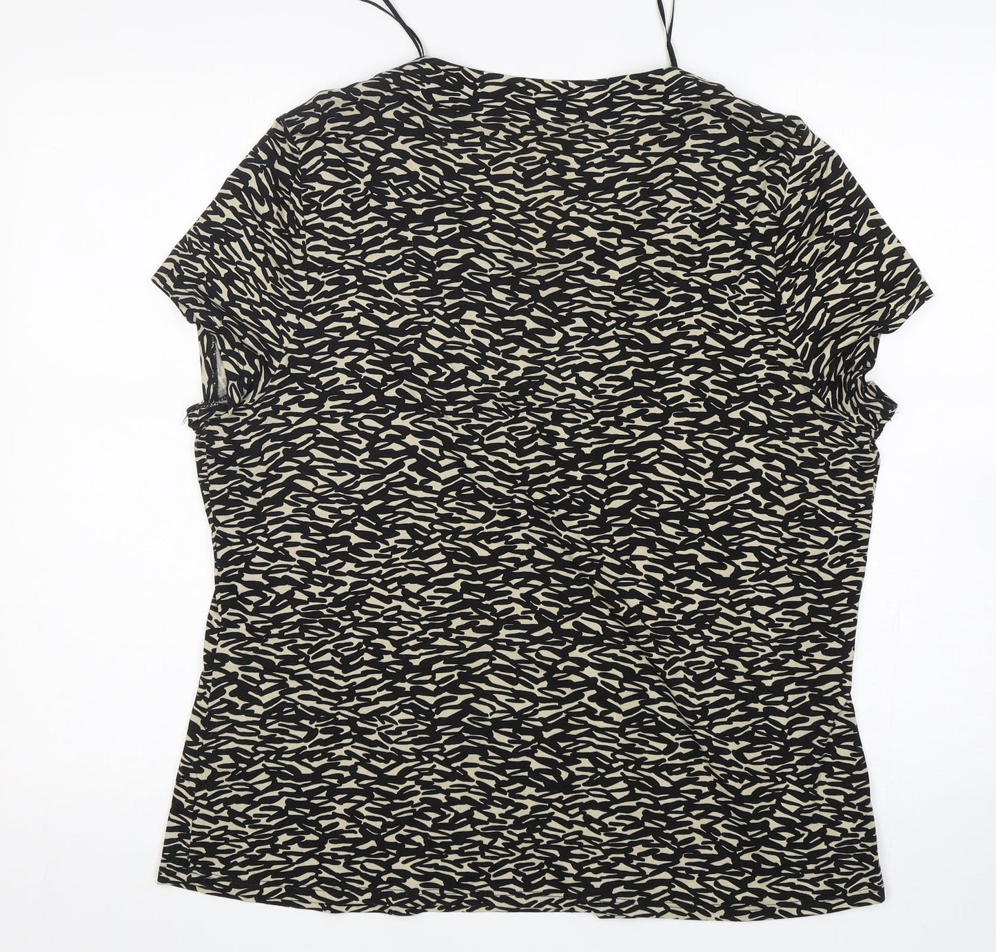 Womens UK Size XL Planet Multicoloured Basic T-Shirt