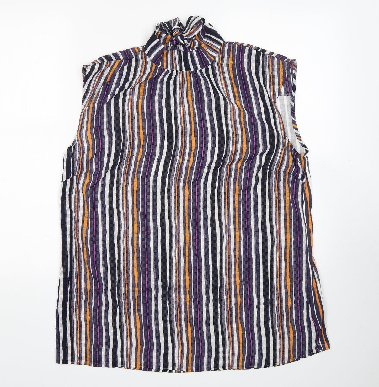 Womens UK Size 18 NEXT Multicoloured Basic Blouse