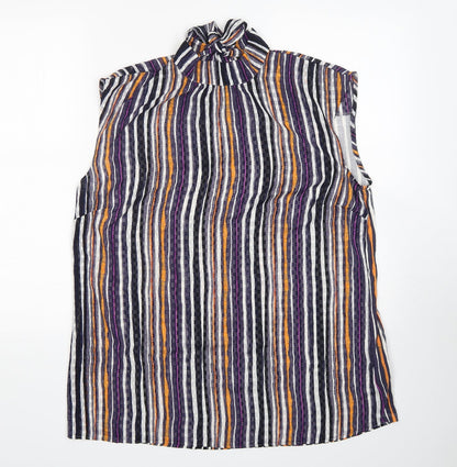 Womens UK Size 18 NEXT Multicoloured Basic Blouse