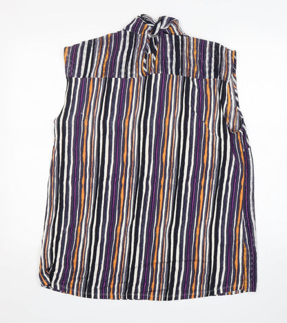 Womens UK Size 18 NEXT Multicoloured Basic Blouse