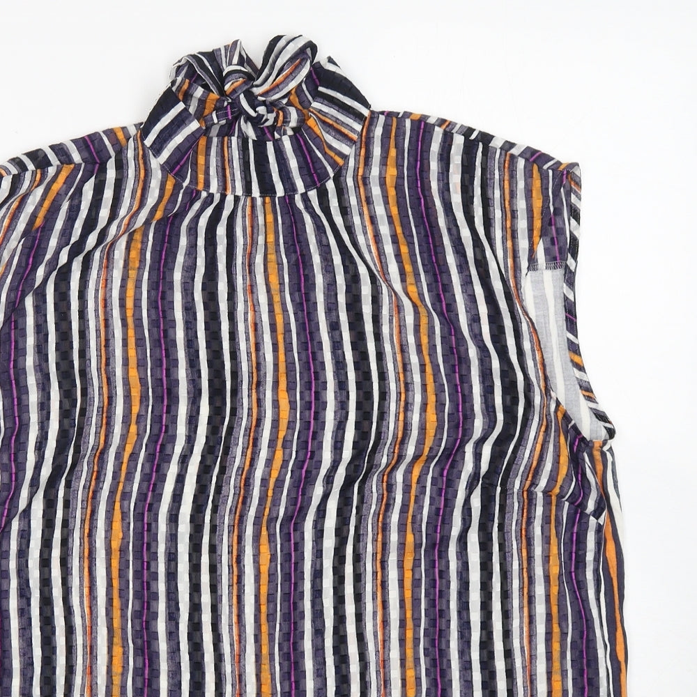 Womens UK Size 18 NEXT Multicoloured Basic Blouse