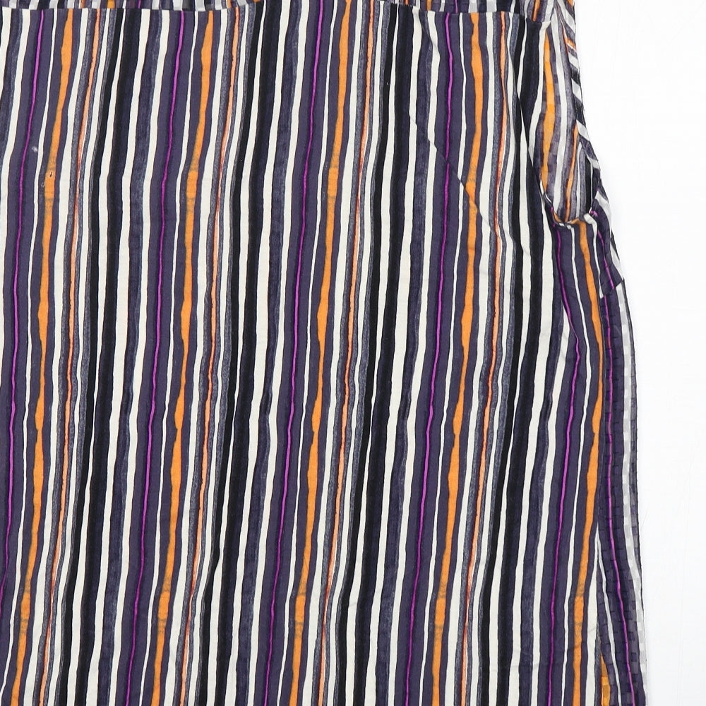 Womens UK Size 18 NEXT Multicoloured Basic Blouse