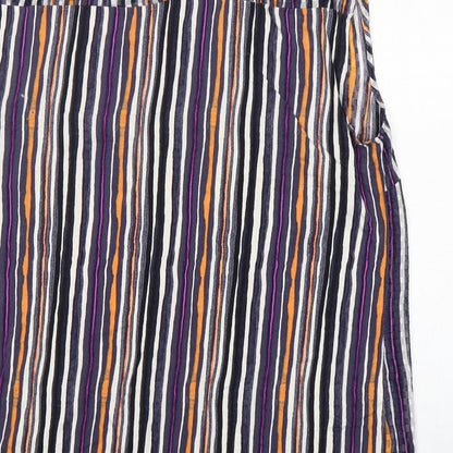 Womens UK Size 18 NEXT Multicoloured Basic Blouse