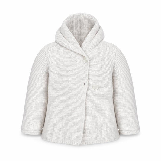 Primark Girls White  Cotton Cardigan Jumper Size 6-9 Months  Button