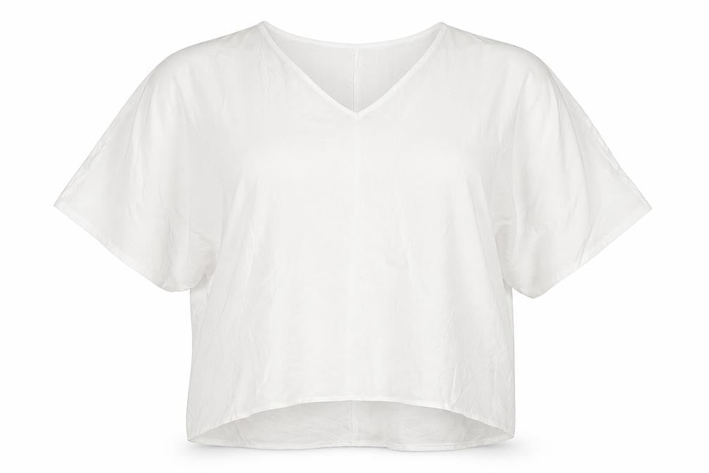 Womens UK Size XL Shein White Basic Blouse