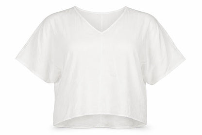 Womens UK Size XL Shein White Basic Blouse