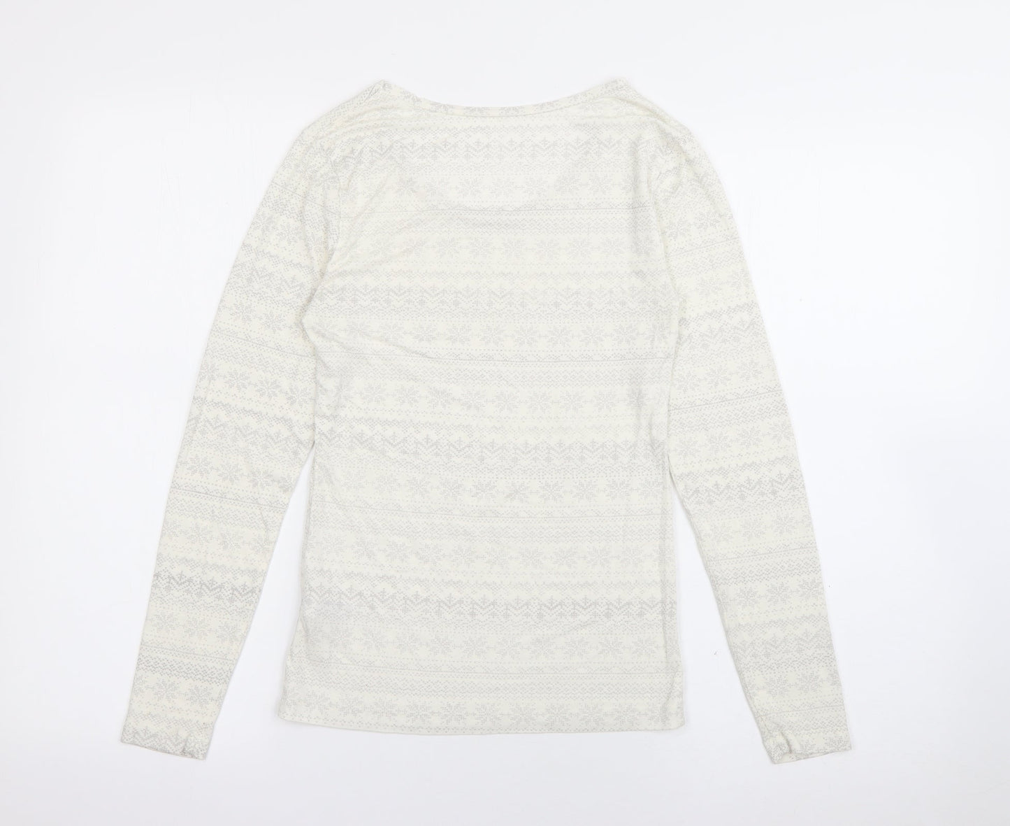 Womens UK Size 12 Marks and Spencer White Pullover Jumper