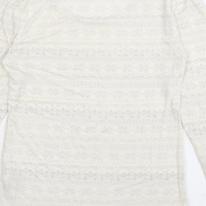 Womens UK Size 12 Marks and Spencer White Pullover Jumper