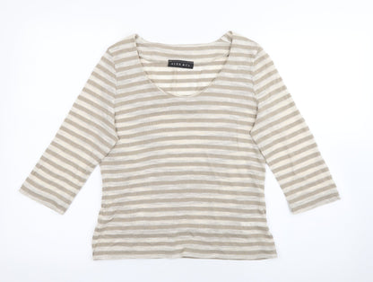 Womens UK Size 12 Alex & Co Beige Pullover Jumper