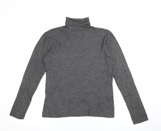 Primark Womens Green Roll Neck  Viscose Pullover Jumper Size 12