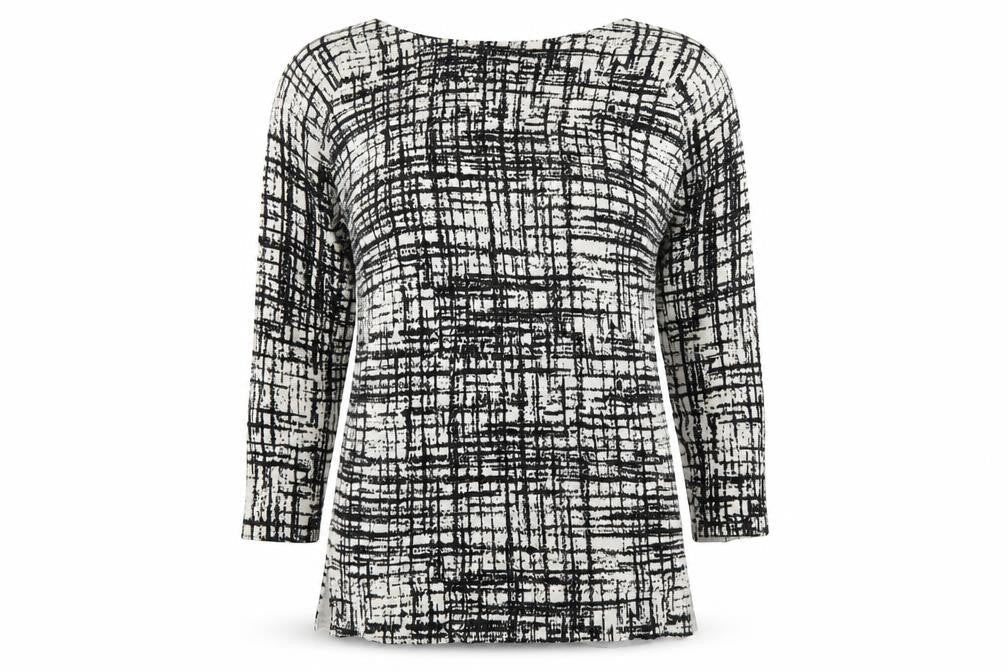 Womens UK Size 8 Papaya Black Pullover Jumper