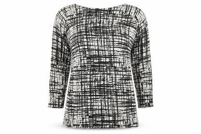 Womens UK Size 8 Papaya Black Pullover Jumper
