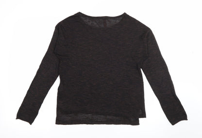 Womens UK Size XS H&M Brown Pullover Jumper