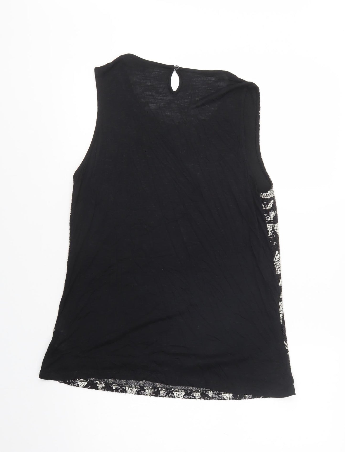 Womens UK Size 14 Dorothy Perkins Black Basic Blouse