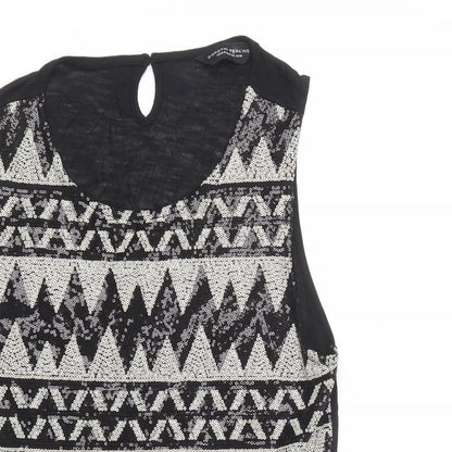Womens UK Size 14 Dorothy Perkins Black Basic Blouse
